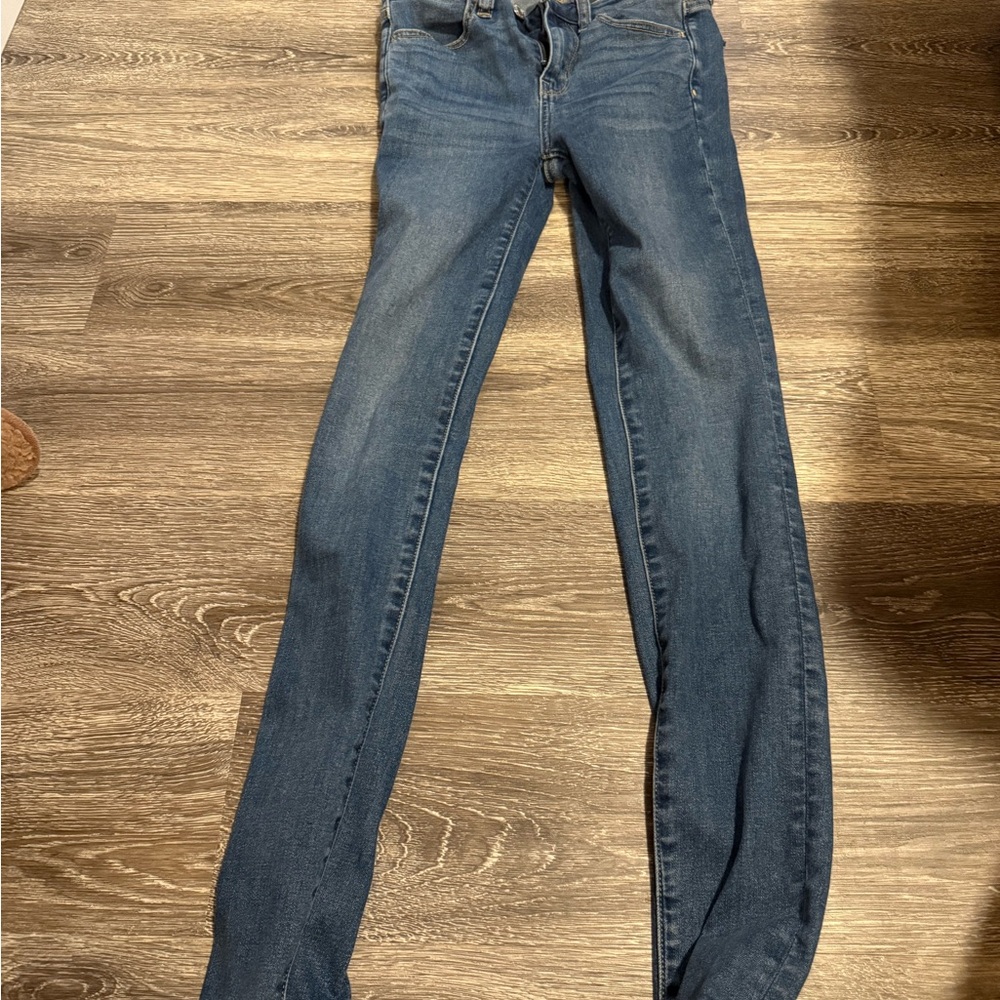 American Eagle Outfitters Dark Blue Skinny Jeans